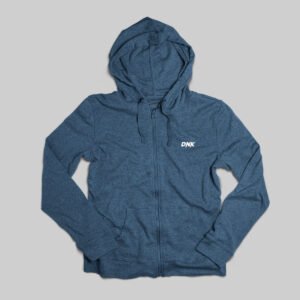 Sudadera con capucha azul
