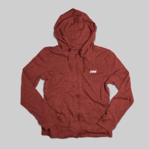 Sudadera con capucha roja